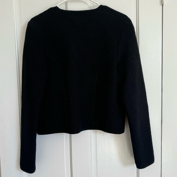 Vintage Geiger Black Wool Cardigan 42 - Picture 5 of 5